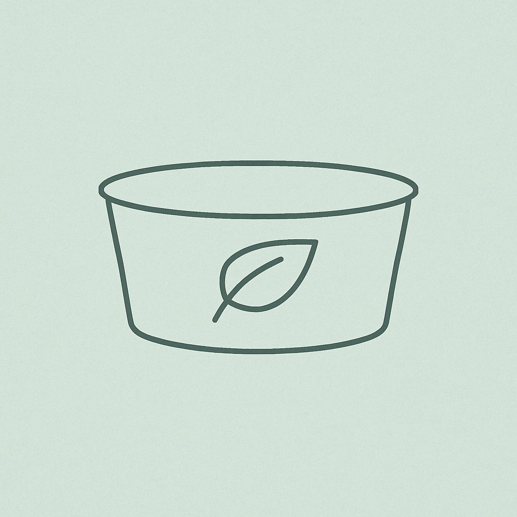 Kraft paper salad bowls