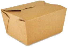 #1 | 26oz Kraft Foldable Paper Box (300 Pcs) - Resto Supply Hub
