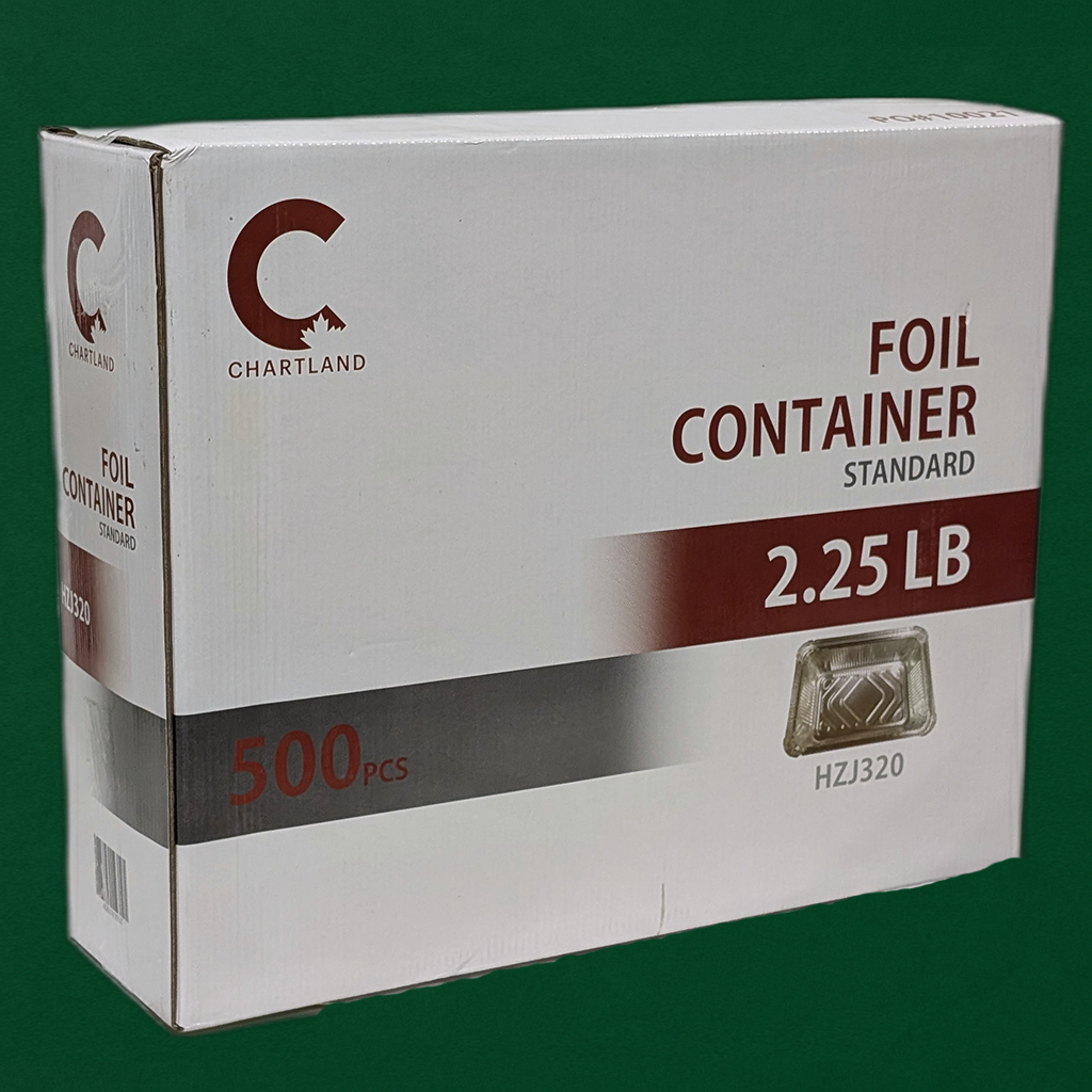 Standard aluminum foil Container (500 Pcs)