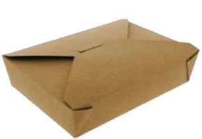 #2 | 51oz Kraft Foldable Paper Box (200 Pcs) - Resto Supply Hub
