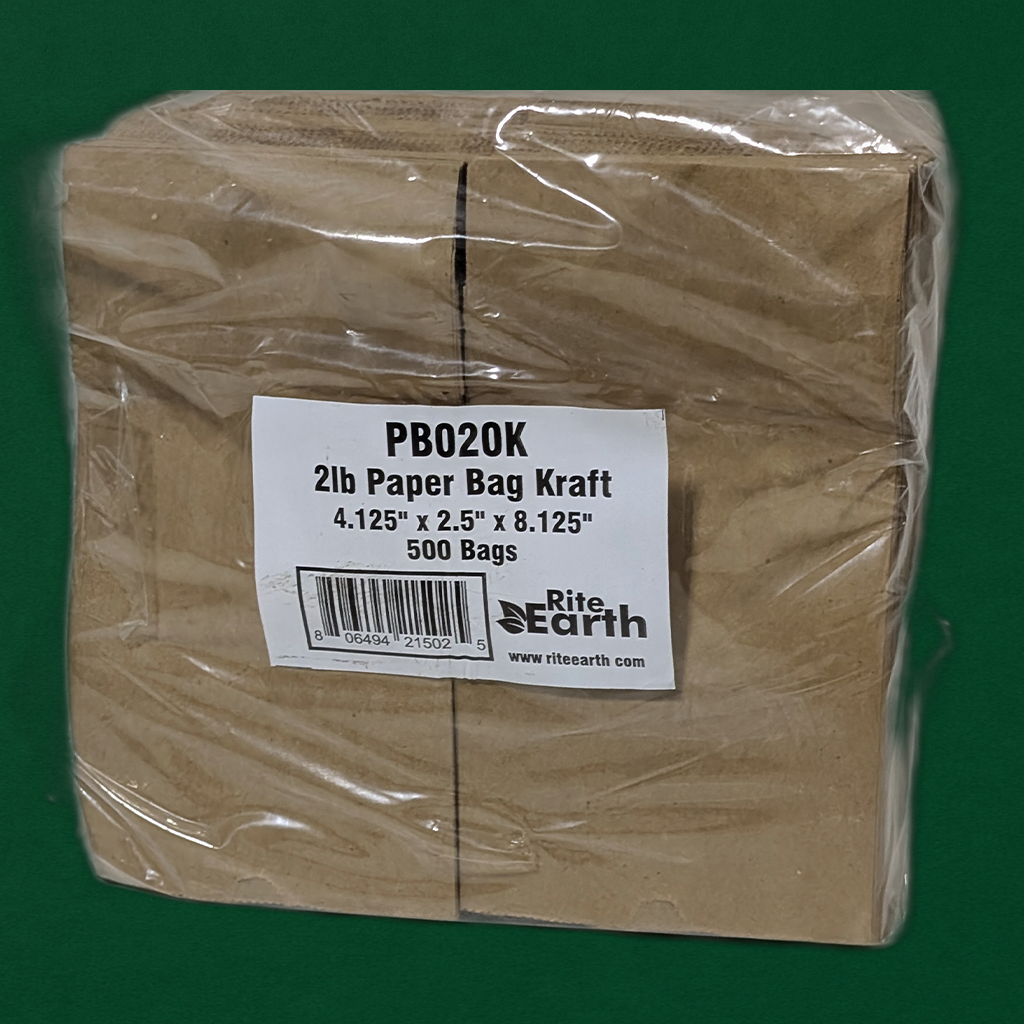 2 lb Kraft Paper Bag (500 Pcs)