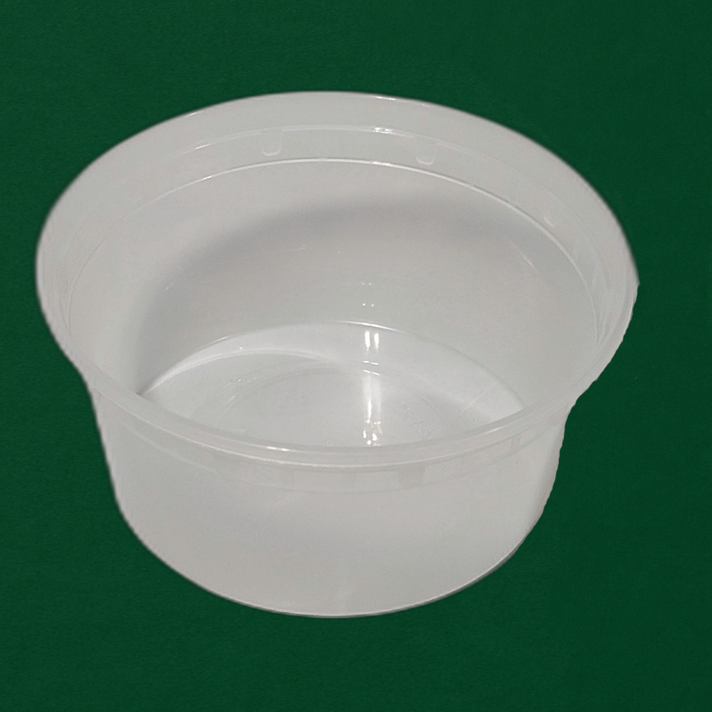 12oz Plastic Container with Lid (240 Pcs)