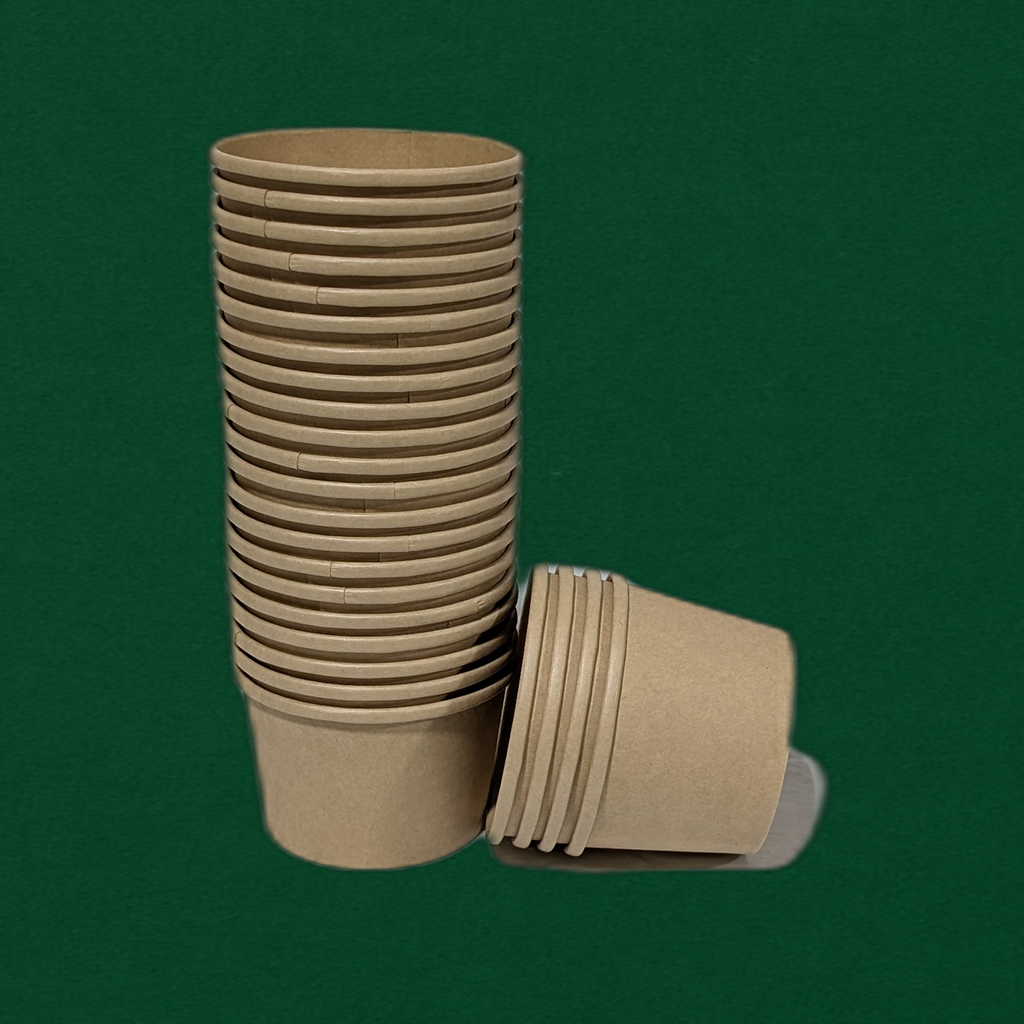 8oz Paper Food Container Kraft (500Pcs)