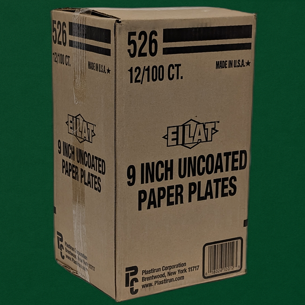 9" White paper plates (1200 Pcs)