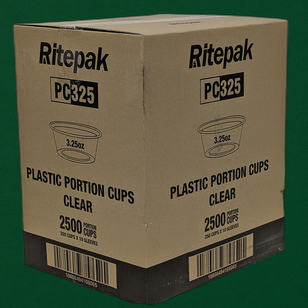 3.25 oz/4 oz Clear pp portion control pot lid (2500 Pcs)