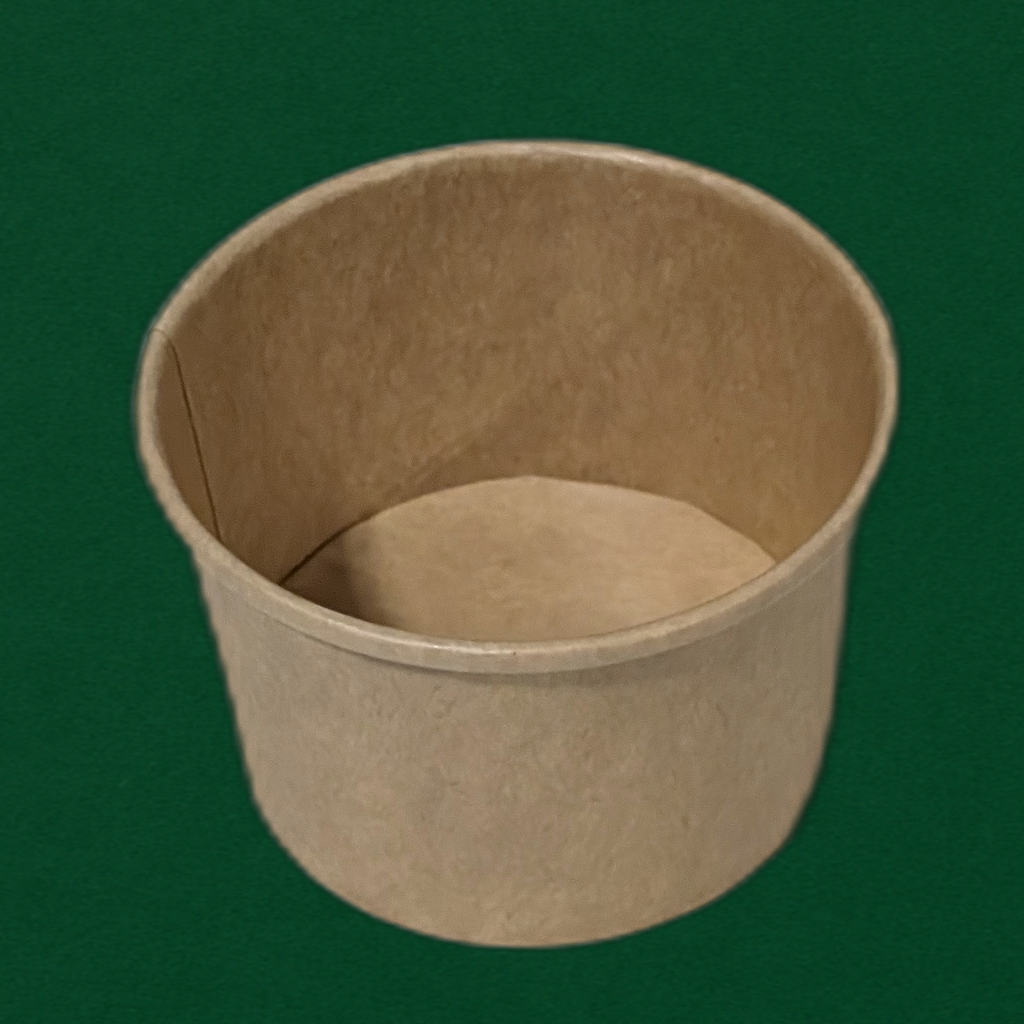 4oz Paper Food Container Kraft (1000 Pcs)