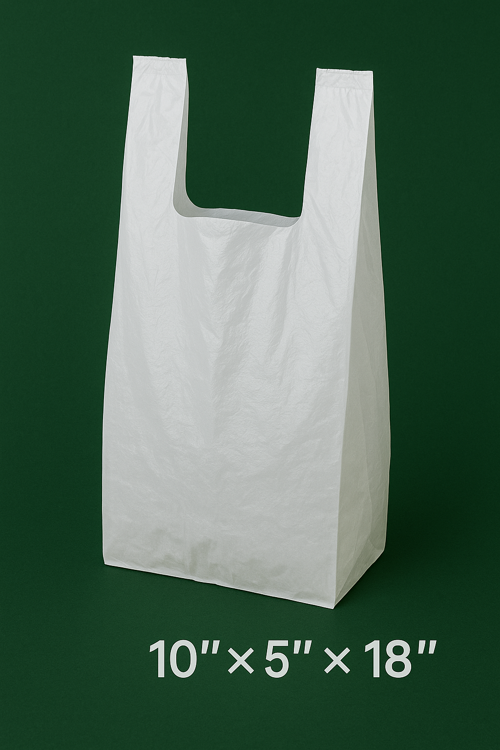 #1 LD White Produce Bag – 10″ × 5″ × 18″ (17 lb Case Weight)