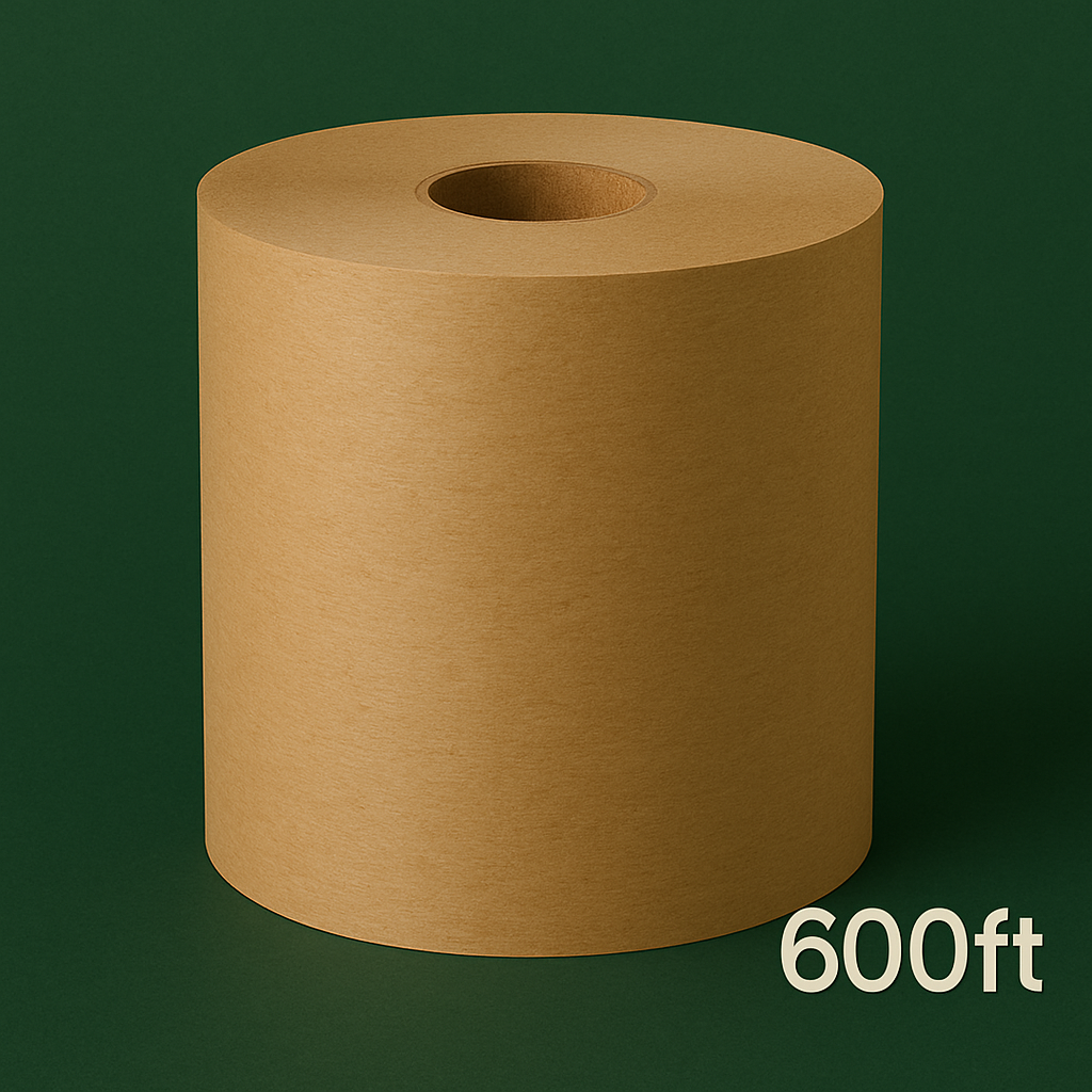 Kraft Roll Towel 600ft (6rl/cs)