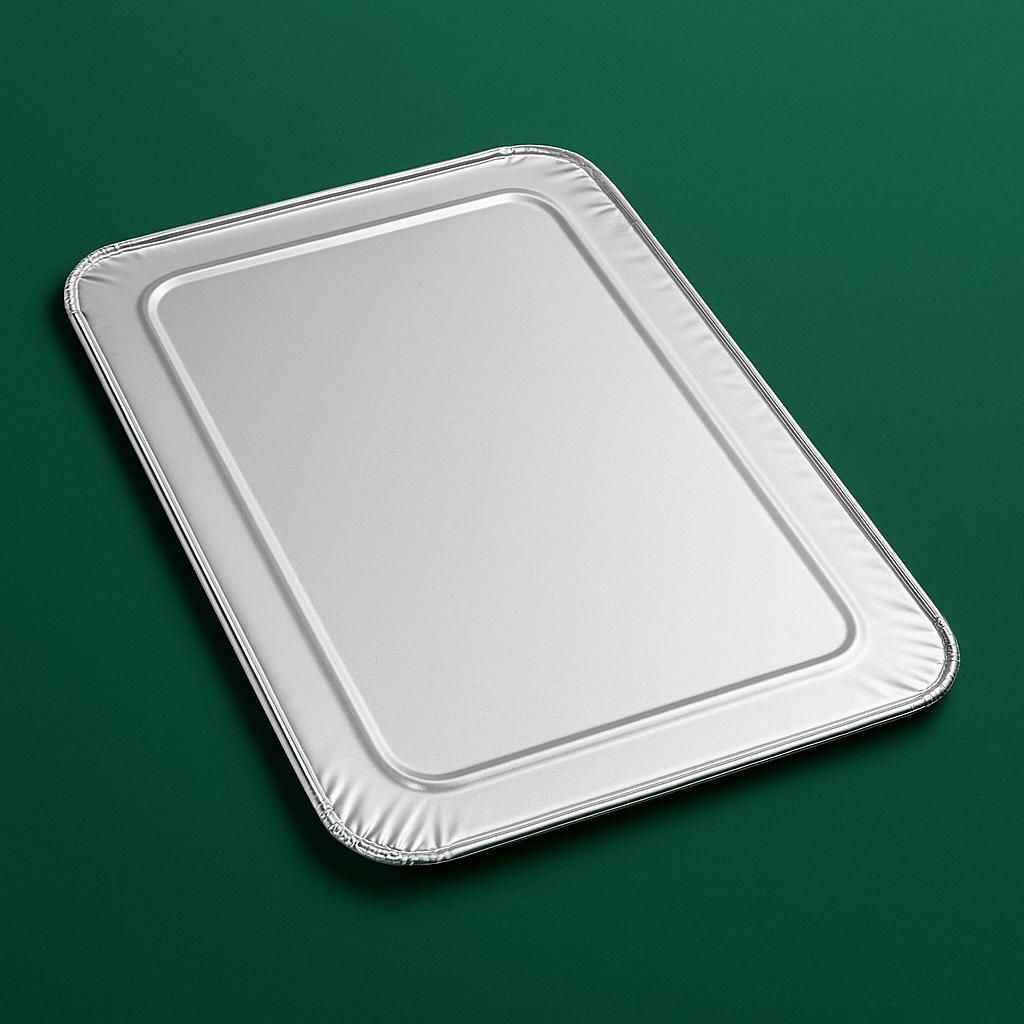 Half Size Lid For Aluminium Steam Pan (100 Pcs)