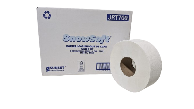 Snow soft 2ply Jumbo toilet paper - 1100sqft (8rl/cs)
