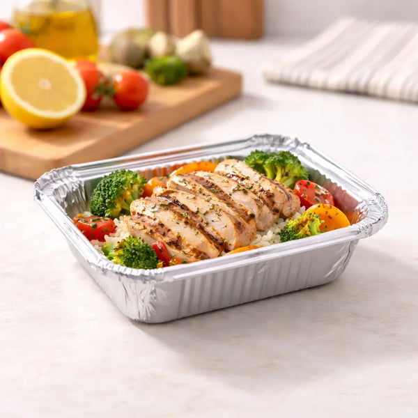 Standard aluminum foil Container (500 Pcs)