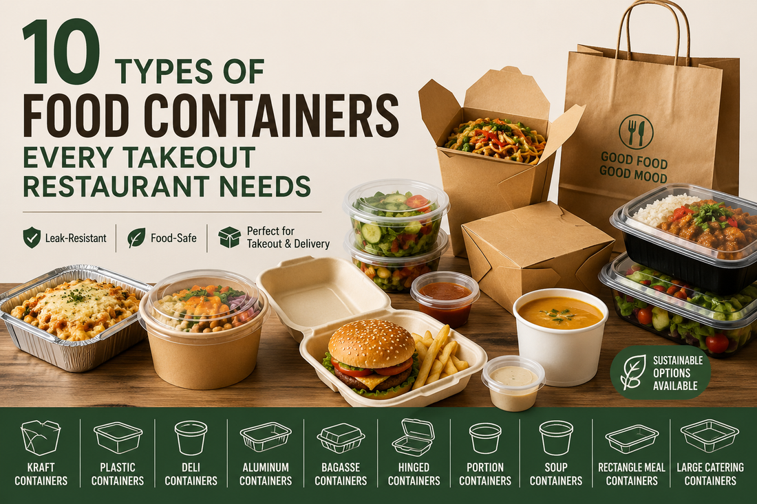 10 Types of Food Containers Every Takeout Restaurant Needs
