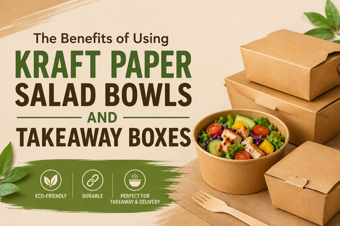 The Benefits of Using Kraft Paper Salad Bowls and Takeaway Boxes