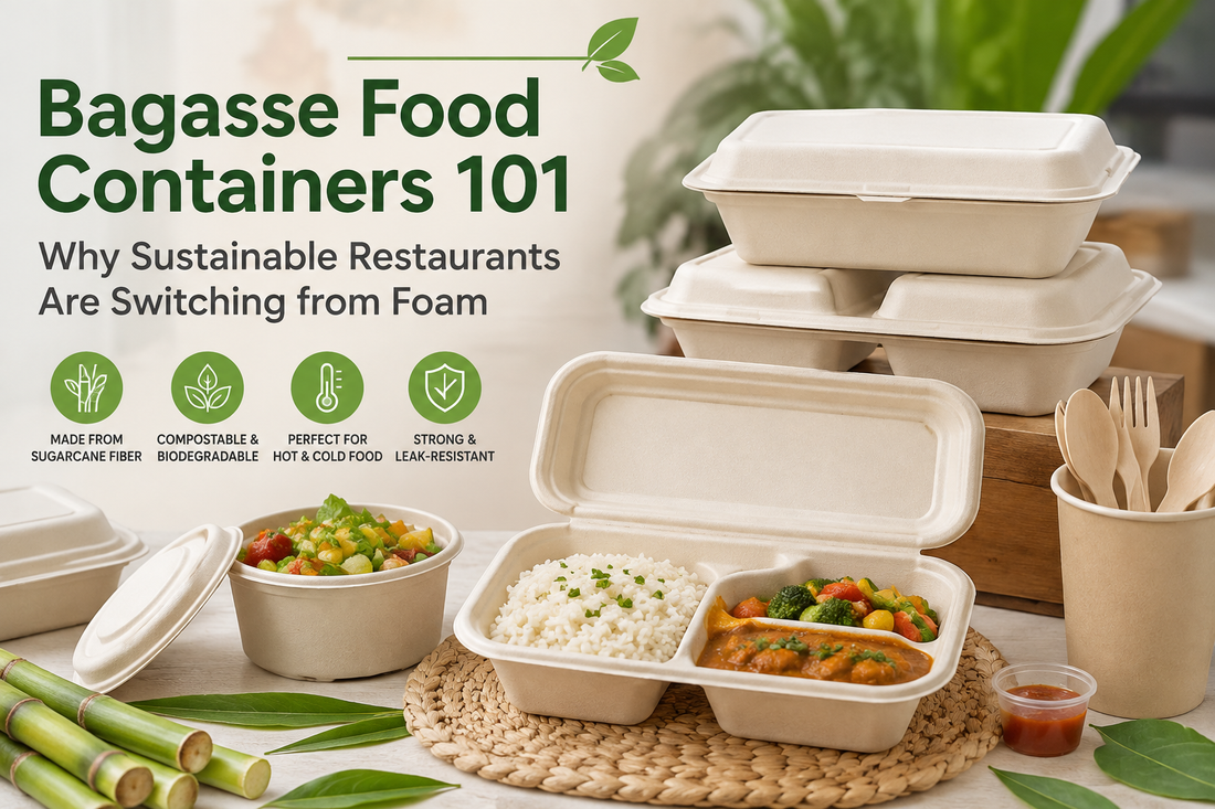 Bagasse Food Containers 101: Why Sustainable Restaurants Are Switching from Foam