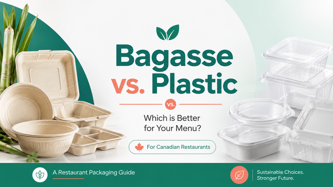 The Restaurant's Guide to Bagasse vs. Plastic: Which Is Better for Your Menu?