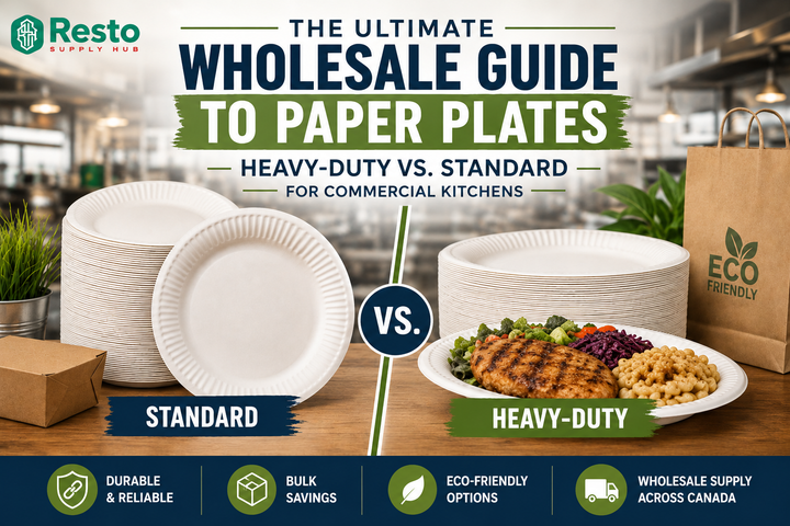The Ultimate Wholesale Guide to Paper Plates: Heavy-Duty vs. Standard for Commercial Kitchens