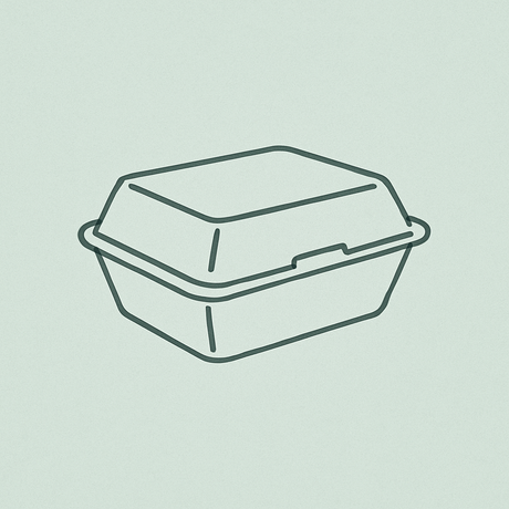Kraft Hinged food boxes