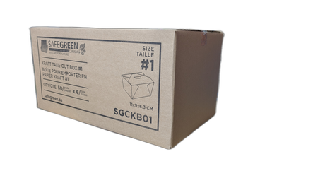 #1 | 26oz Kraft Foldable Paper Box (300 Pcs) - Resto Supply Hub 