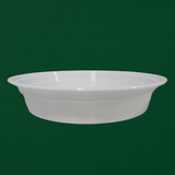 7" Round white PP Cont with Lid 24oz White (150 Pcs)
