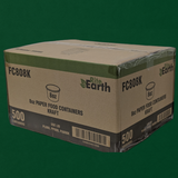 8oz Paper Food Container Kraft (500Pcs)