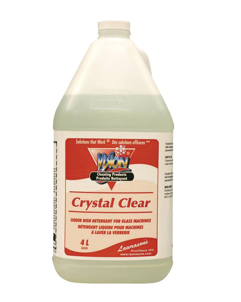VISION Crystal Clear - Liquid Dish Detergent for Glass Machines