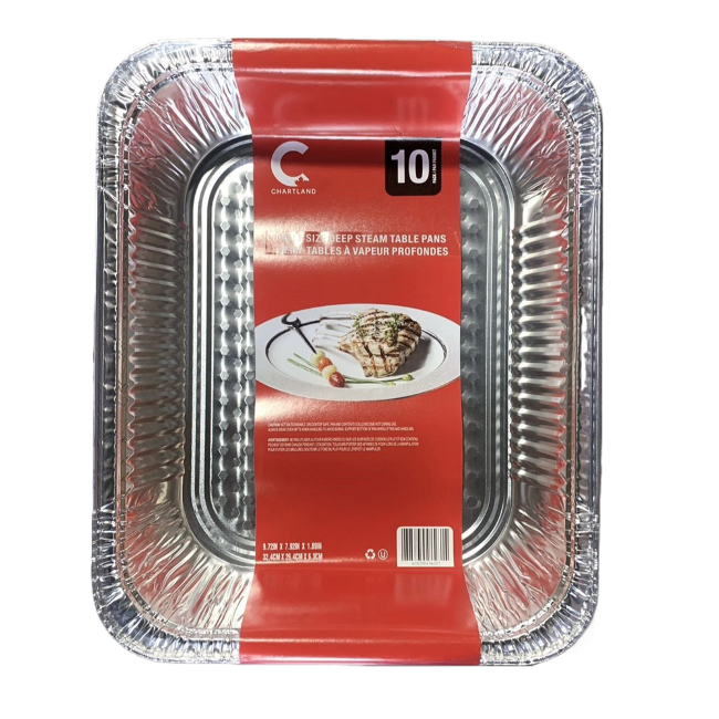 Full Size Lid For Aluminium Steam Pan (50 Pcs)