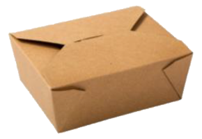 #8 | 46oz Kraft Foldable Paper Box (200 Pcs)
