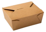 #8 | 46oz Kraft Foldable Paper Box (200 Pcs)