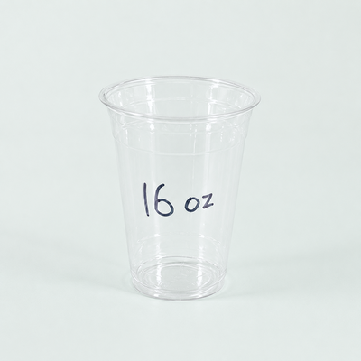 16oz Clear drinking cup (1000 Pcs)