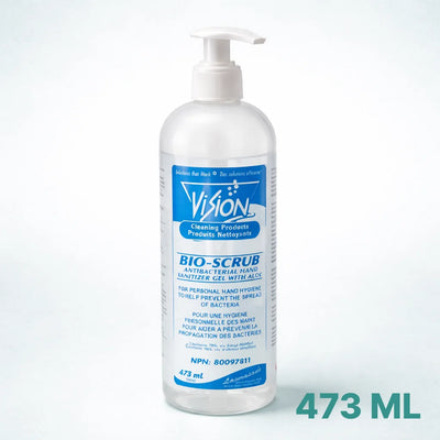 Bio-Scrub Anti-Bacterial Hand Sanitizer with Aloe [VISION] (473mL)