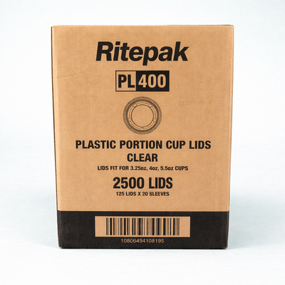 3.25oz/4oz Clear plastic portion cup lid (2500 Pcs)