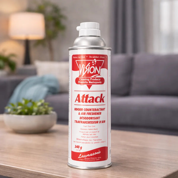 VISION Attack - Odour Counteractant and Air Freshener (340 g)