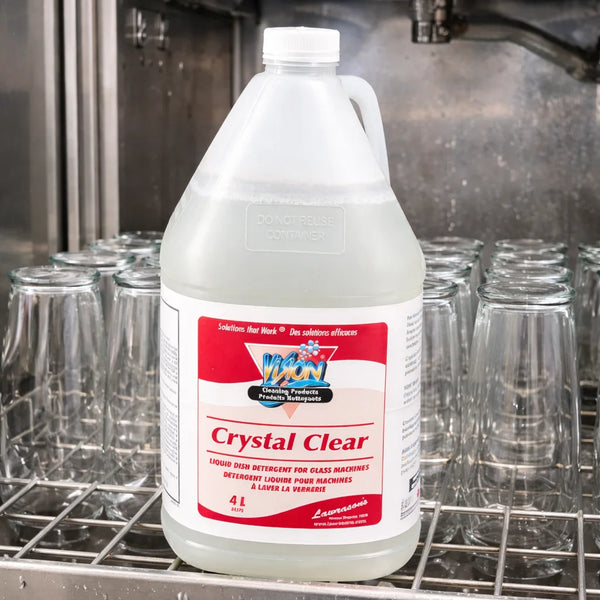 VISION Crystal Clear - Liquid Dish Detergent for Glass Machines