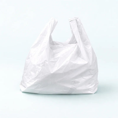 #4 White T-Shirt bags - 11" x 6" x 21" (14 lb Case Weight)