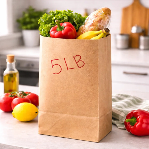 5 lb Kraft Paper Bag (500 Pcs)