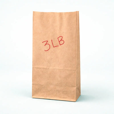 3 lb Kraft Paper Bag (500 Pcs)