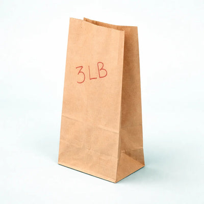 3 lb Kraft Paper Bag (500 Pcs)