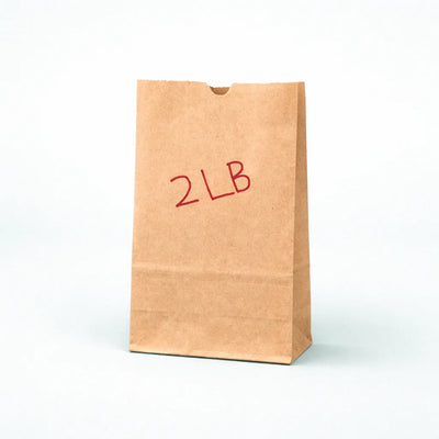 2 lb Kraft Paper Bag (500 Pcs)
