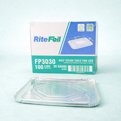 Half Size Lid for Aluminum Steam Pan (100 Pcs)