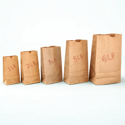 1 lb Kraft Paper Bag (500 Pcs)
