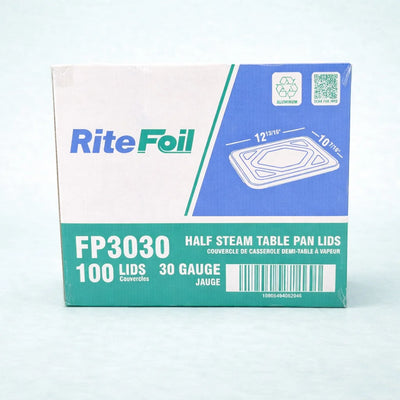 Half Size Lid for Aluminum Steam Pan (100 Pcs)