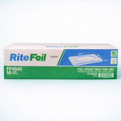 Full Size Aluminum Container Lid (50 Pcs)