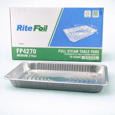 Full Size Medium Aluminum Container (216oz) - 50 Pcs