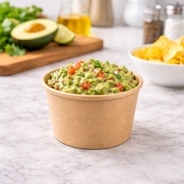 4oz Paper Food Container Kraft (1000 Pcs)