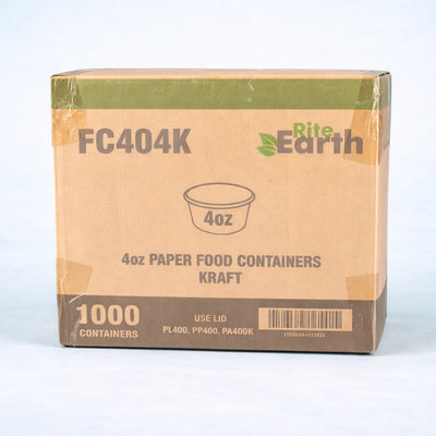 4oz Kraft Paper Food Container (1000 Pcs)