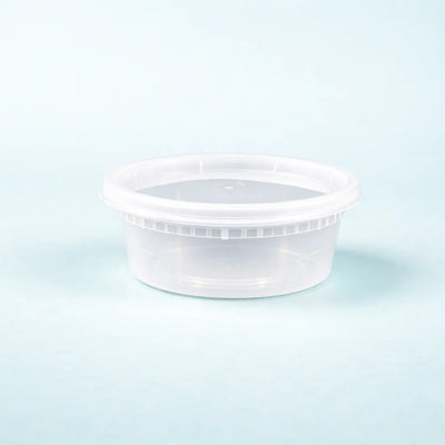 8oz Deli Container with Lid Clear (240 Pcs)