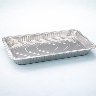 Full Size Shallow Aluminum Container (50 Pcs)