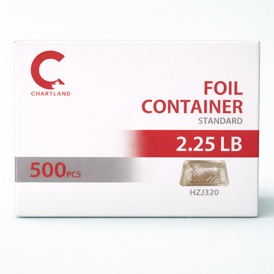 2.25lb Standard Aluminum Foil Container (500 Pcs)