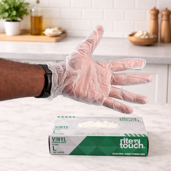 Vinyl gloves RiteTouch LARGE (1000 Pcs)