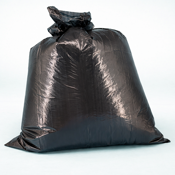 35" × 47" Black Garbage Bags - Strong (200 Pcs)